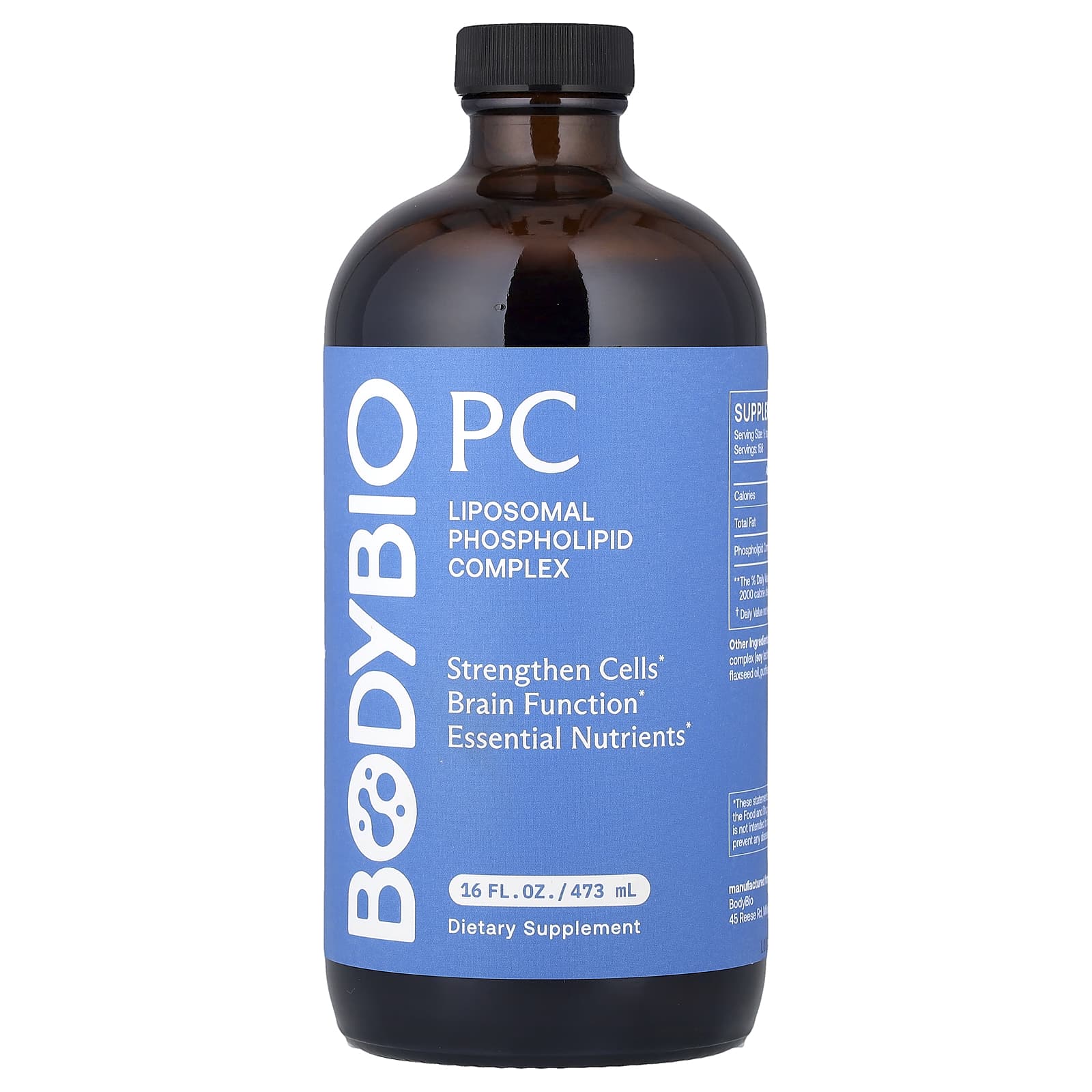 BodyBio, PC, Liposomal Phospholipid Complex, 16 fl oz (473 ml)