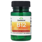 Swanson, Vitamin B12, 60 Lozenges (5,000 mcg per Lozenge)
