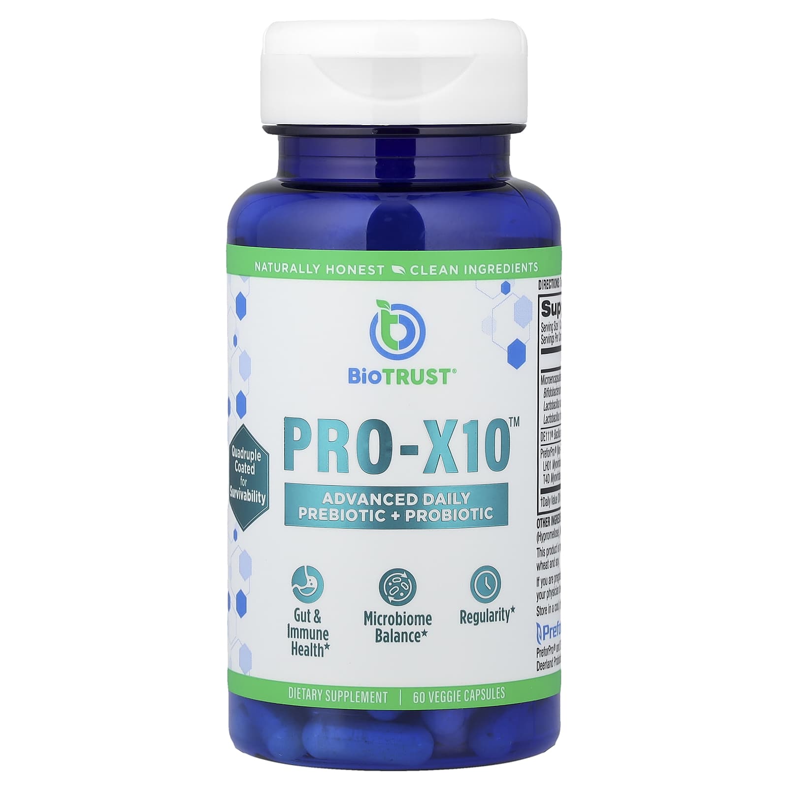 BioTRUST, Pro-X10™, 60 Veggie Capsules
