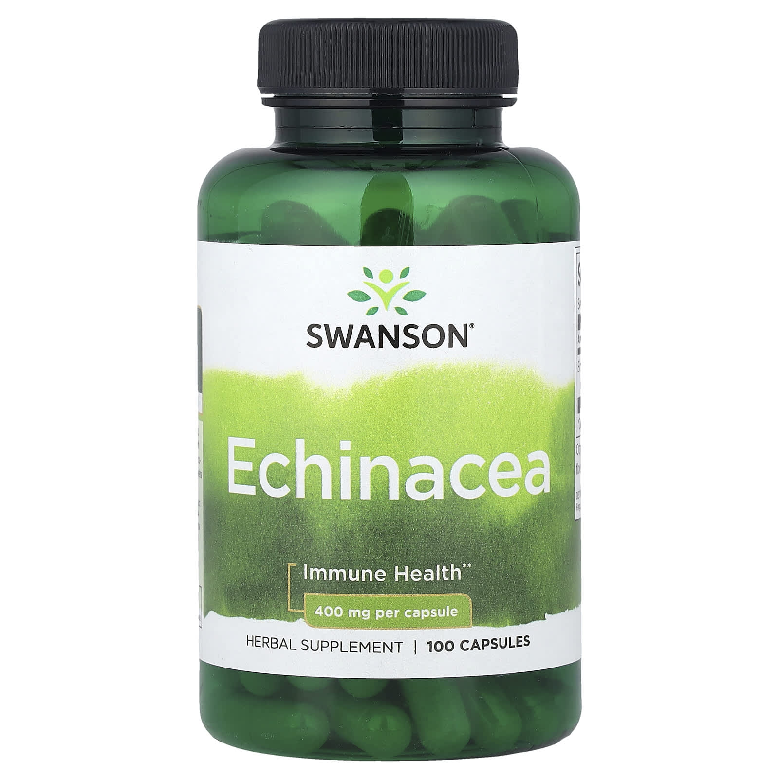 Swanson, Echinacea, 400 mg, 100 Capsules