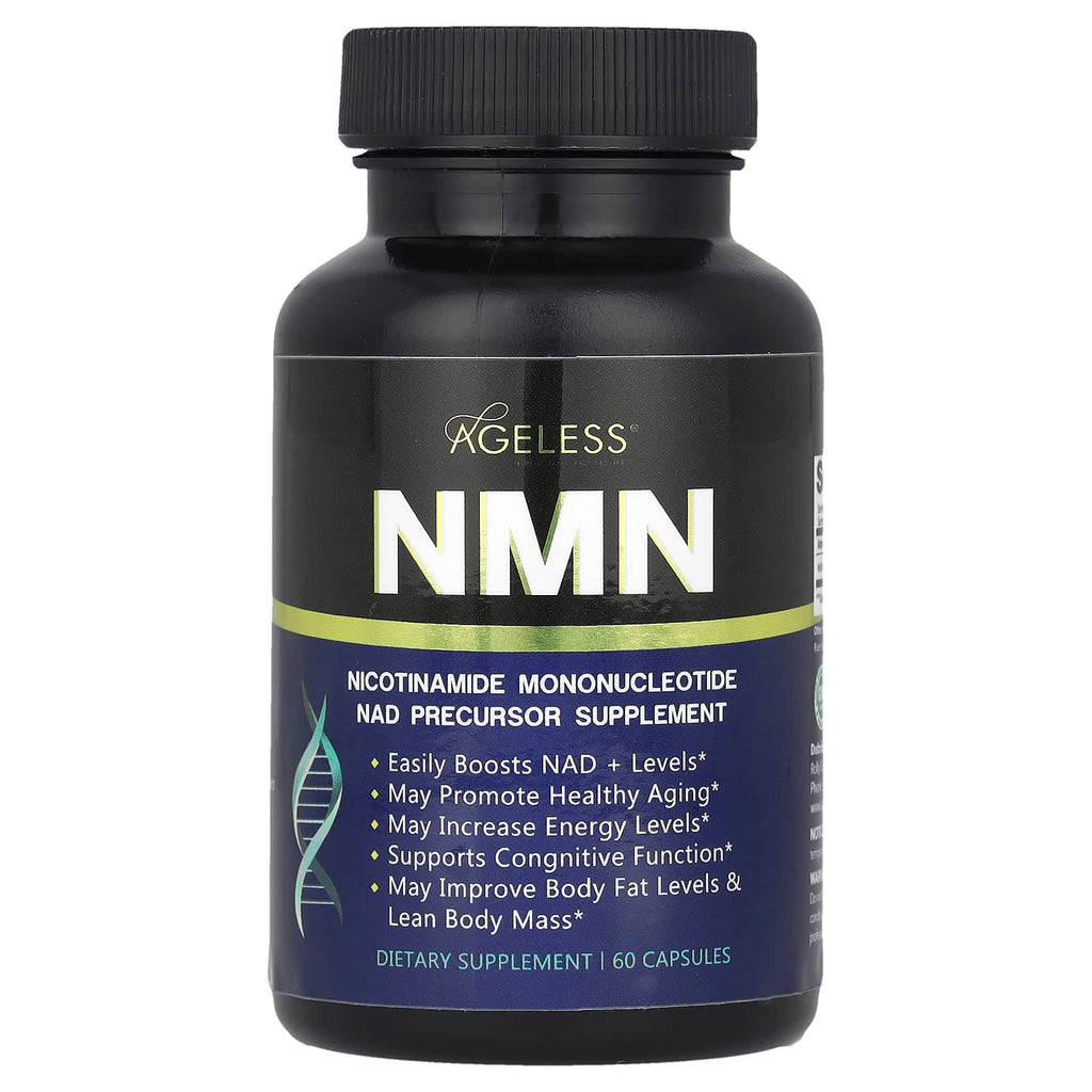 Ageless Foundation Laboratories, NMN, NAD Precursor Supplement, 60 Capsules (130 mg per Capsule) 