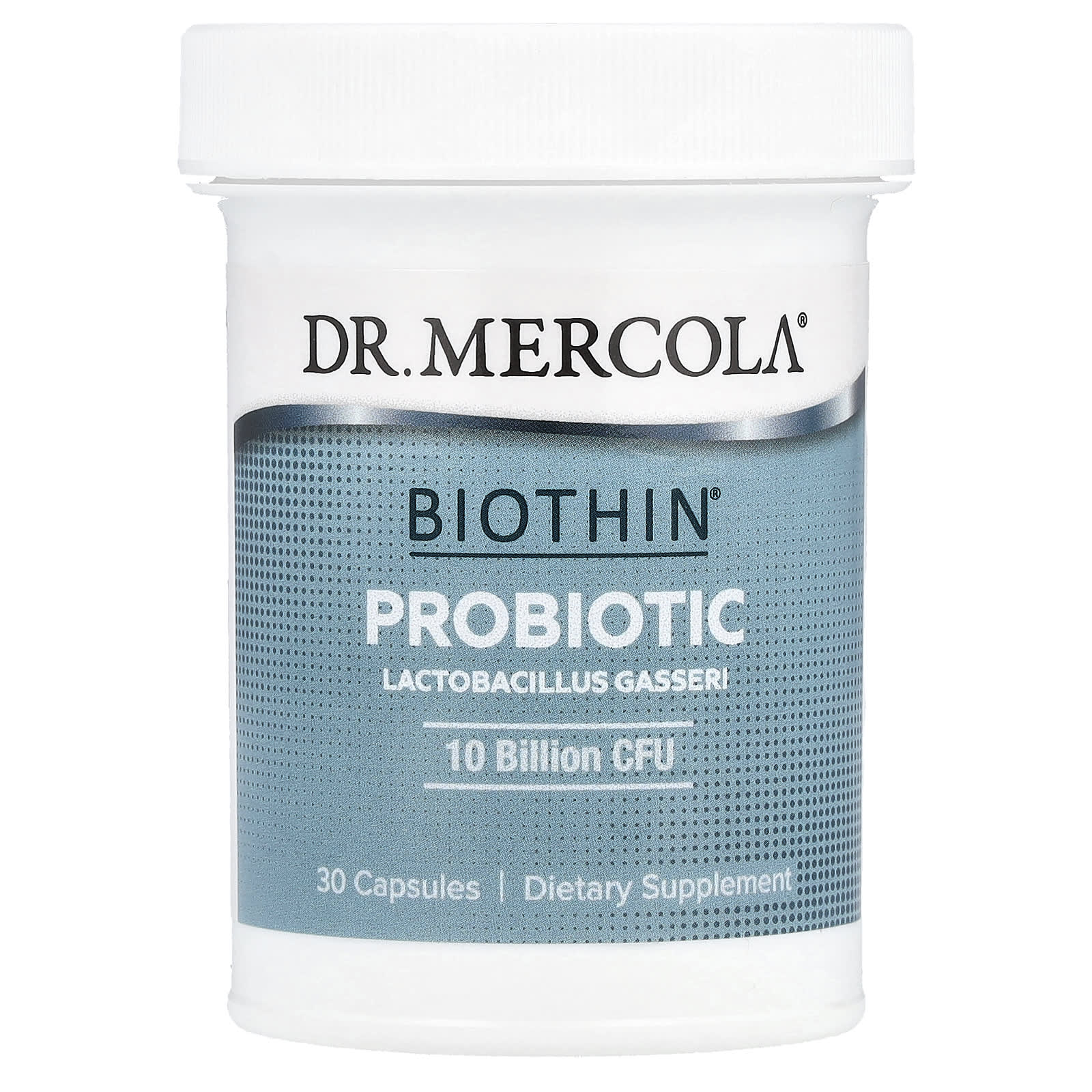Dr. Mercola, Biothin® Probiotic, Lactobacillus Gasseri, 250 mg (10 Billion CFU), 30 Capsules