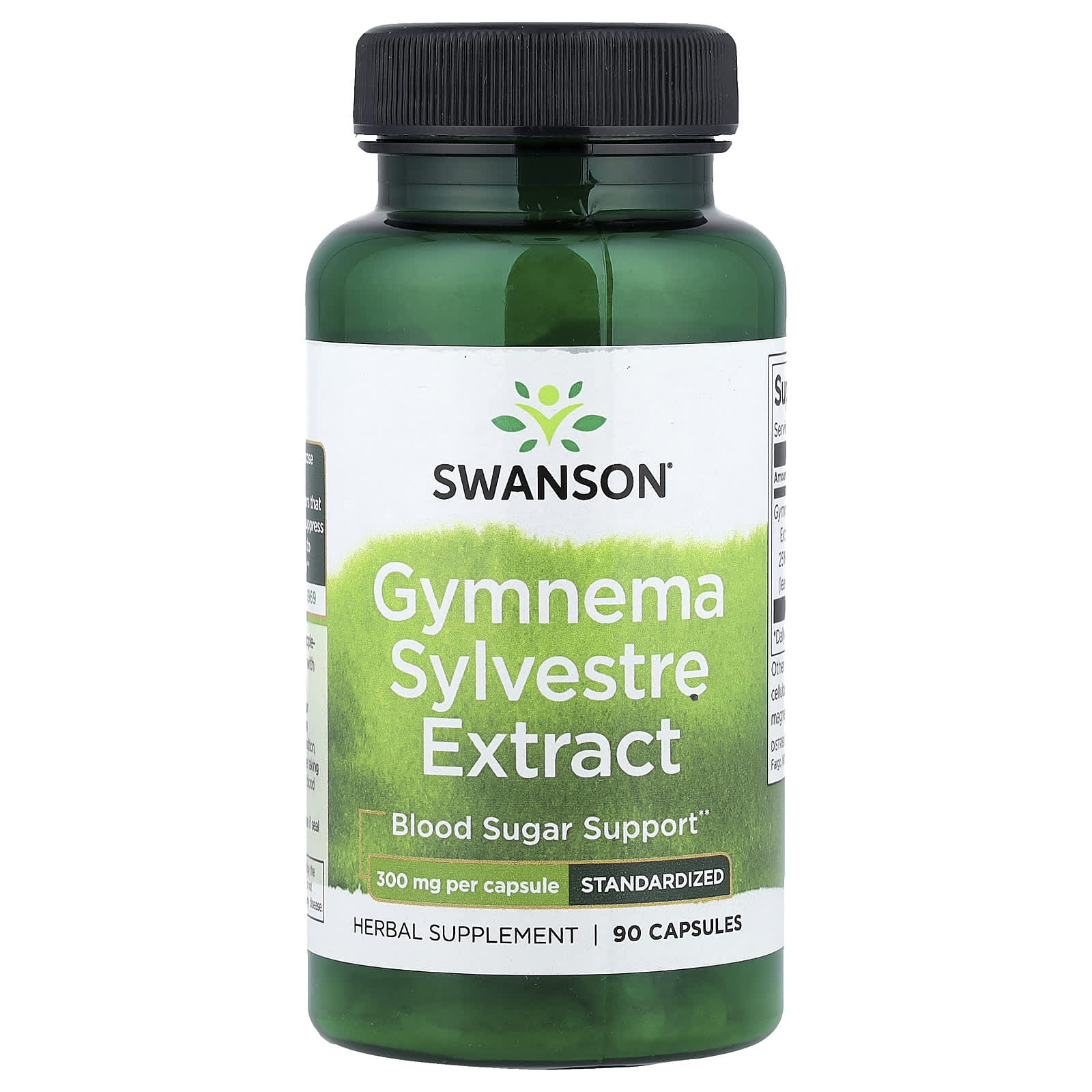 Swanson, Gymnema Sylvestre Extract, Standardized, 300 mg, 90 Capsules