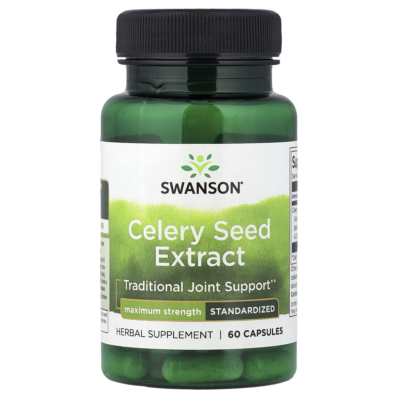 Swanson, Celery Seed Extract, Maximum Strength, 60 Capsules (150 mg per Capsule)