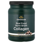 Swanson, Real Food Bone Broth Collagen, Chocolate, 1.22 lb (555 g)