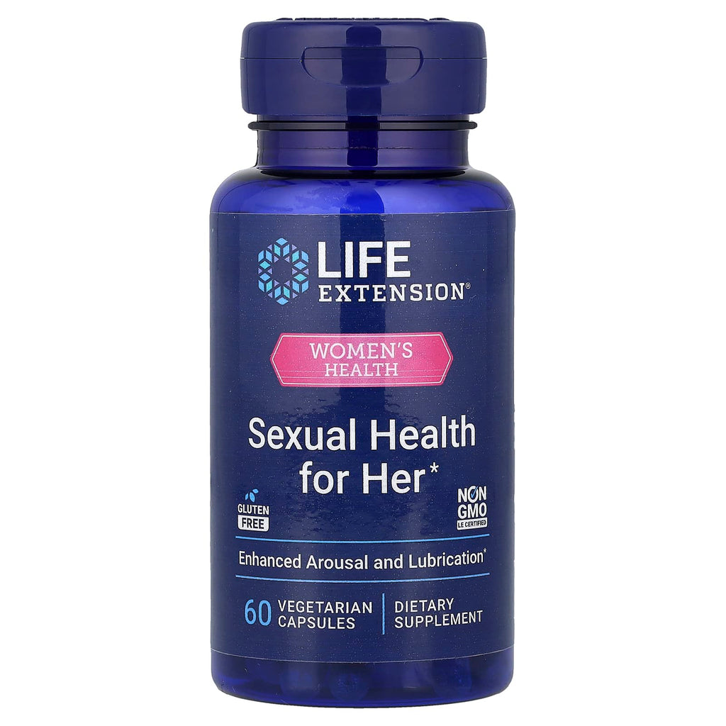 Life Extension, Women's Health, Sexual Health for Her, 60 Vegetarian Capsules