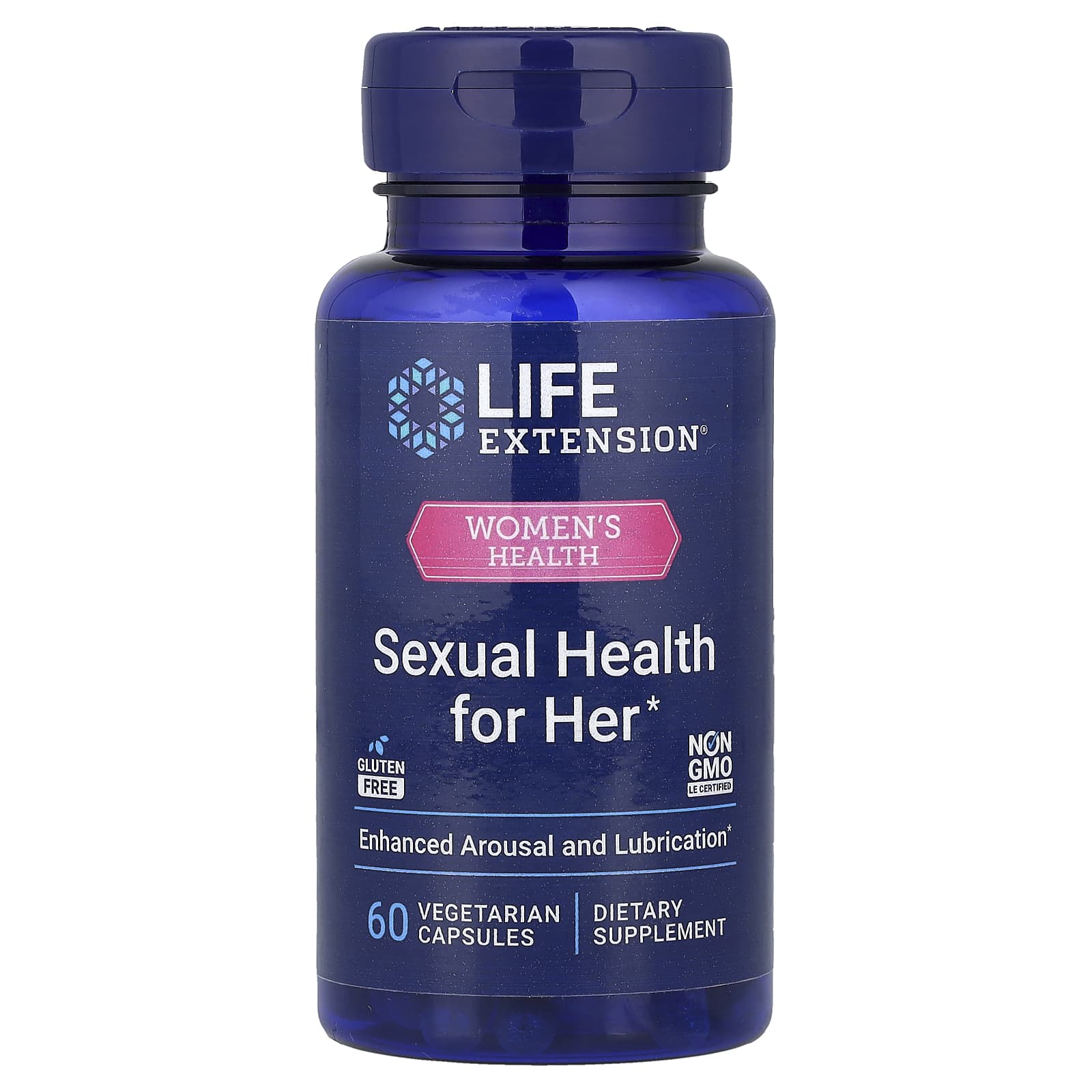 Life Extension, Women's Health, Sexual Health for Her, 60 Vegetarian Capsules