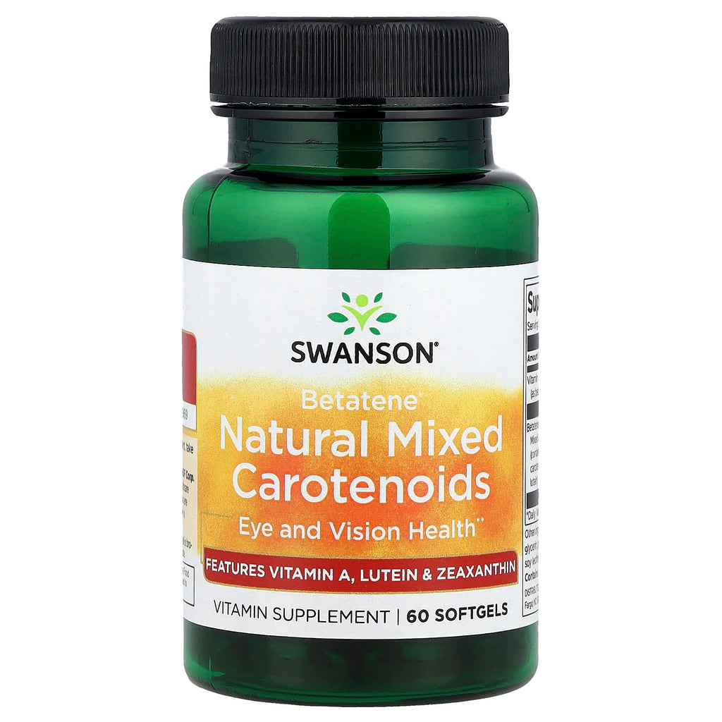 Swanson, Betatene® Natural Mixed Carotenoids, 60 Softgels