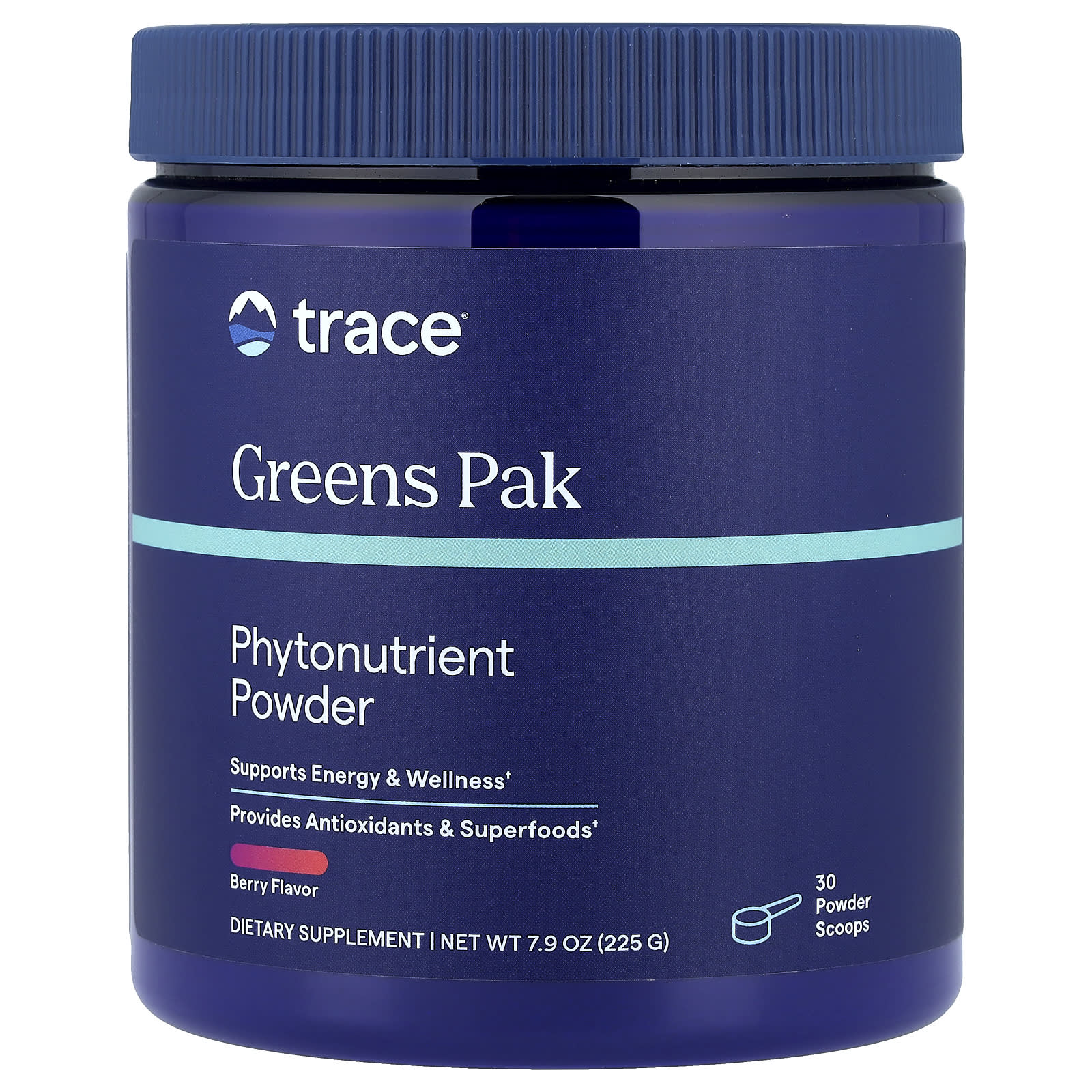 Trace, Greens Pak, Phytonutrient Powder, Berry, 7.9 oz (225 g)