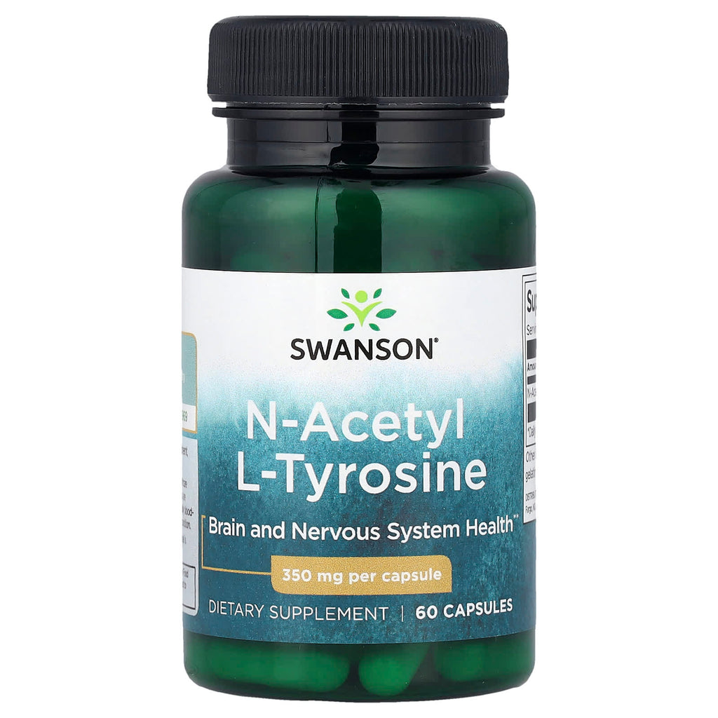 Swanson, N-Acetyl L-Tyrosine, 350 mg, 60 Capsules
