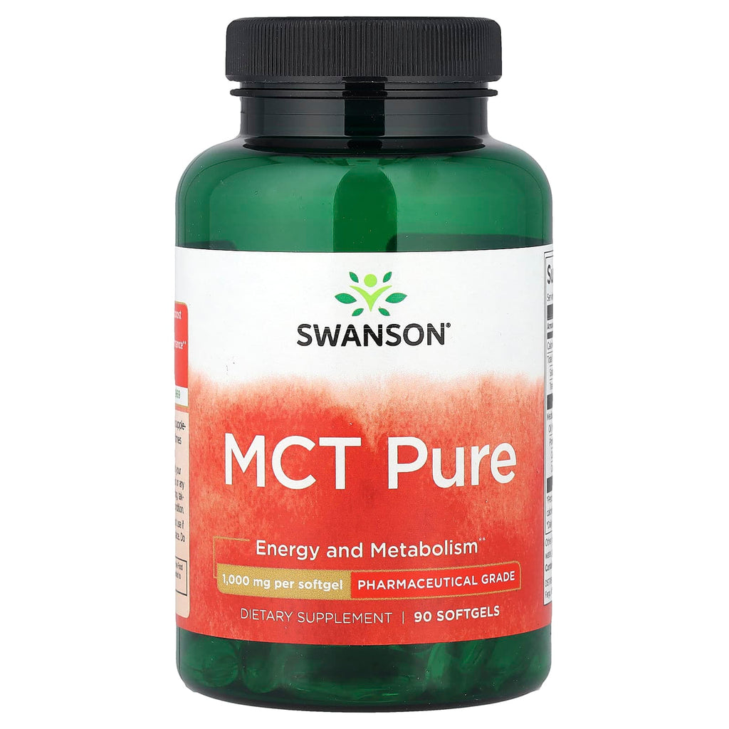 Swanson, MCT Pure, 1,000 mg, 90 Softgels