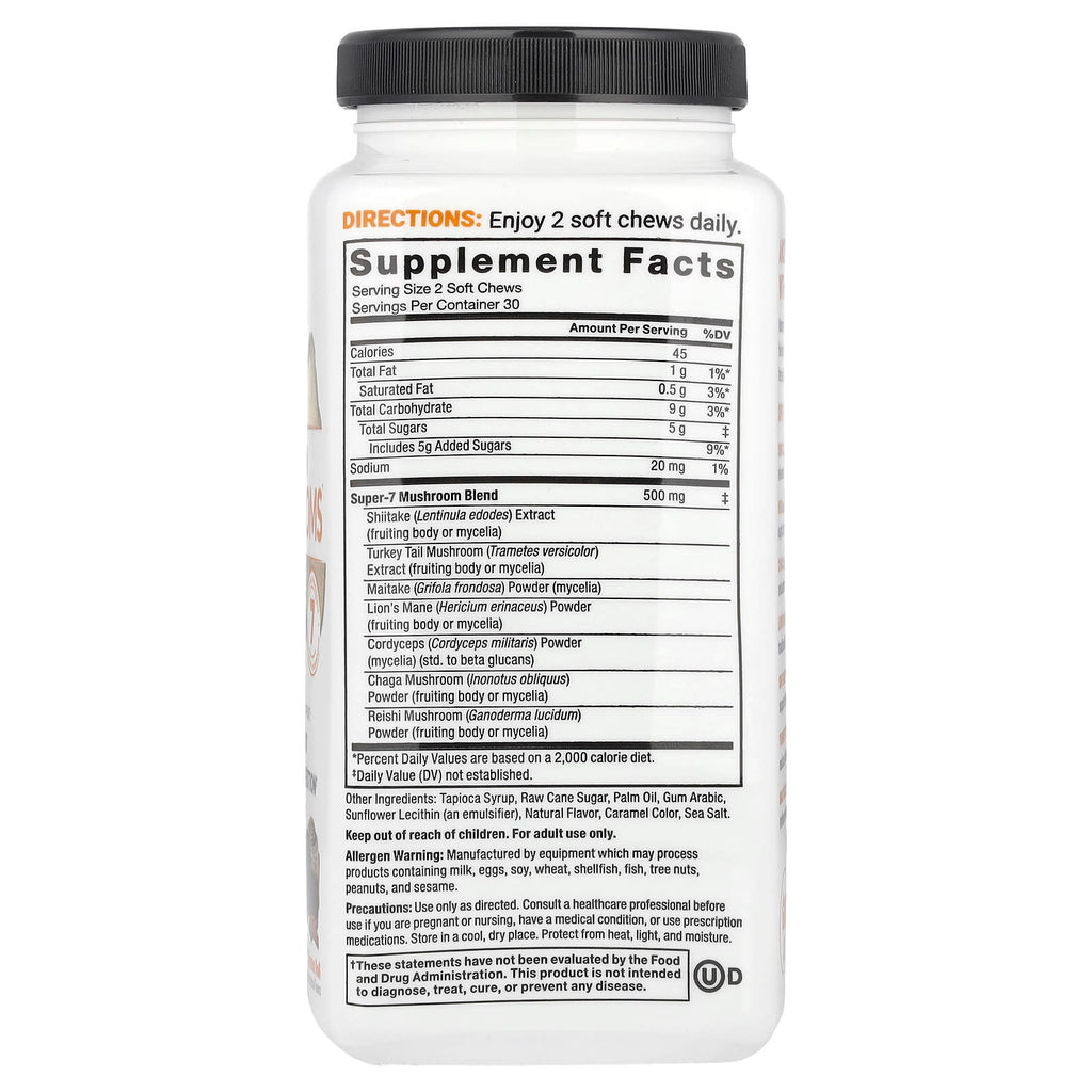Force Factor, Modern Mushrooms®, Cinnamon Roll, 60 Soft Chews
