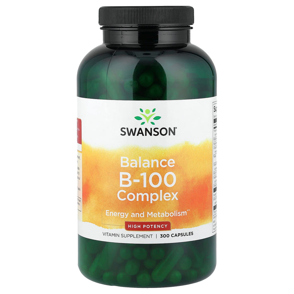 Swanson, Balance B-100 Complex, High Potency, 300 Capsules