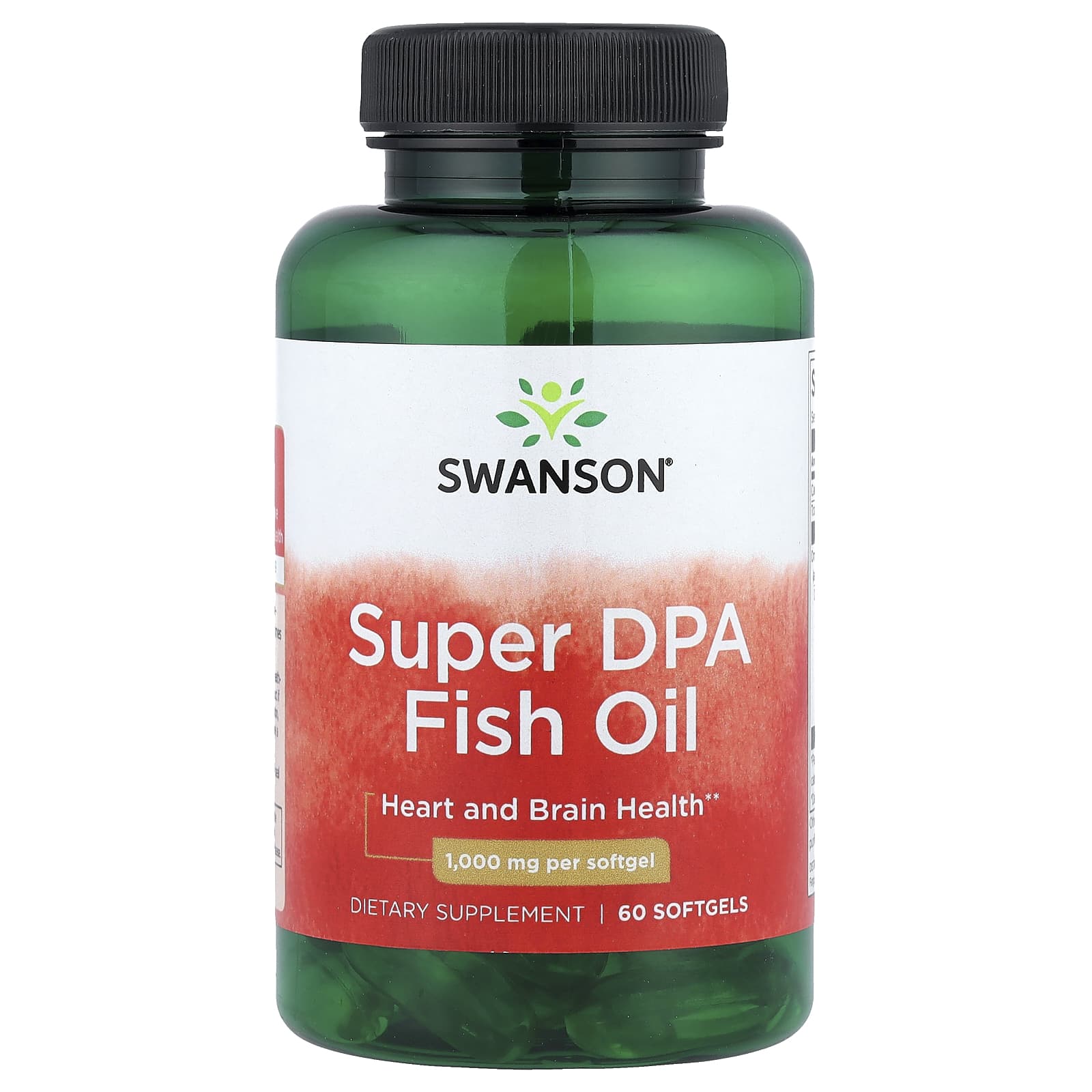 Swanson, Super DPA Fish Oil, 1,000 mg, 60 Softgels