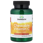 Swanson, Chewable Vitamin C, Sugar Free, Natural Cherry, 60 Chewable Tablets