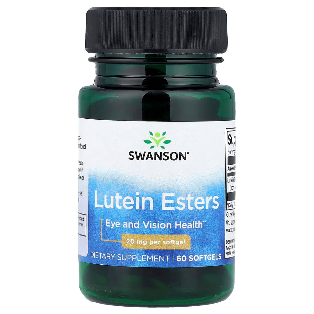 Swanson, Lutein Esters, 20 mg, 60 Softgels
