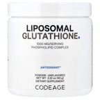 Codeage, Liposomal Glutathione Powder, Unflavored, 2.22 oz (63 g)