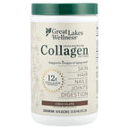 Great Lakes Wellness, Grass-Fed Bovine Collagen Peptides, Chocolate, 10 oz (284 g)