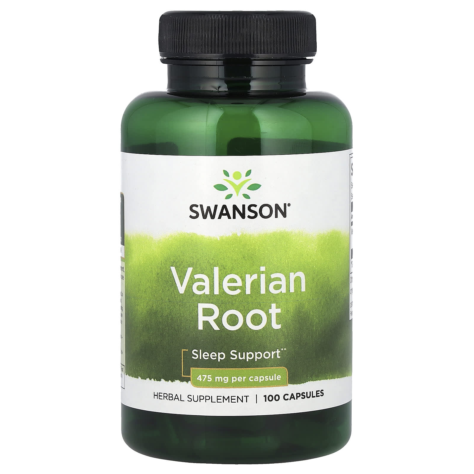 Swanson, Valerian Root, 475 mg, 100 Capsules