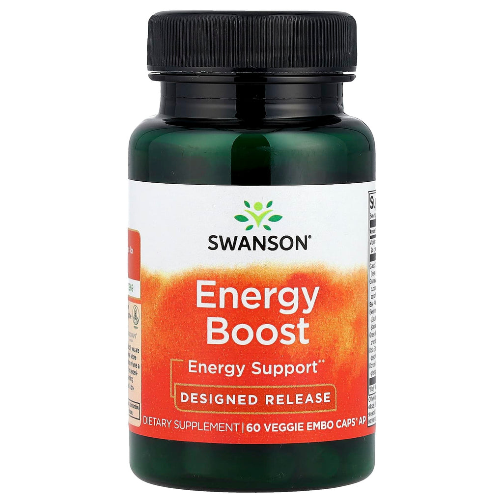 Swanson, Energy Boost, 60 Veggie EMBO Caps® AP