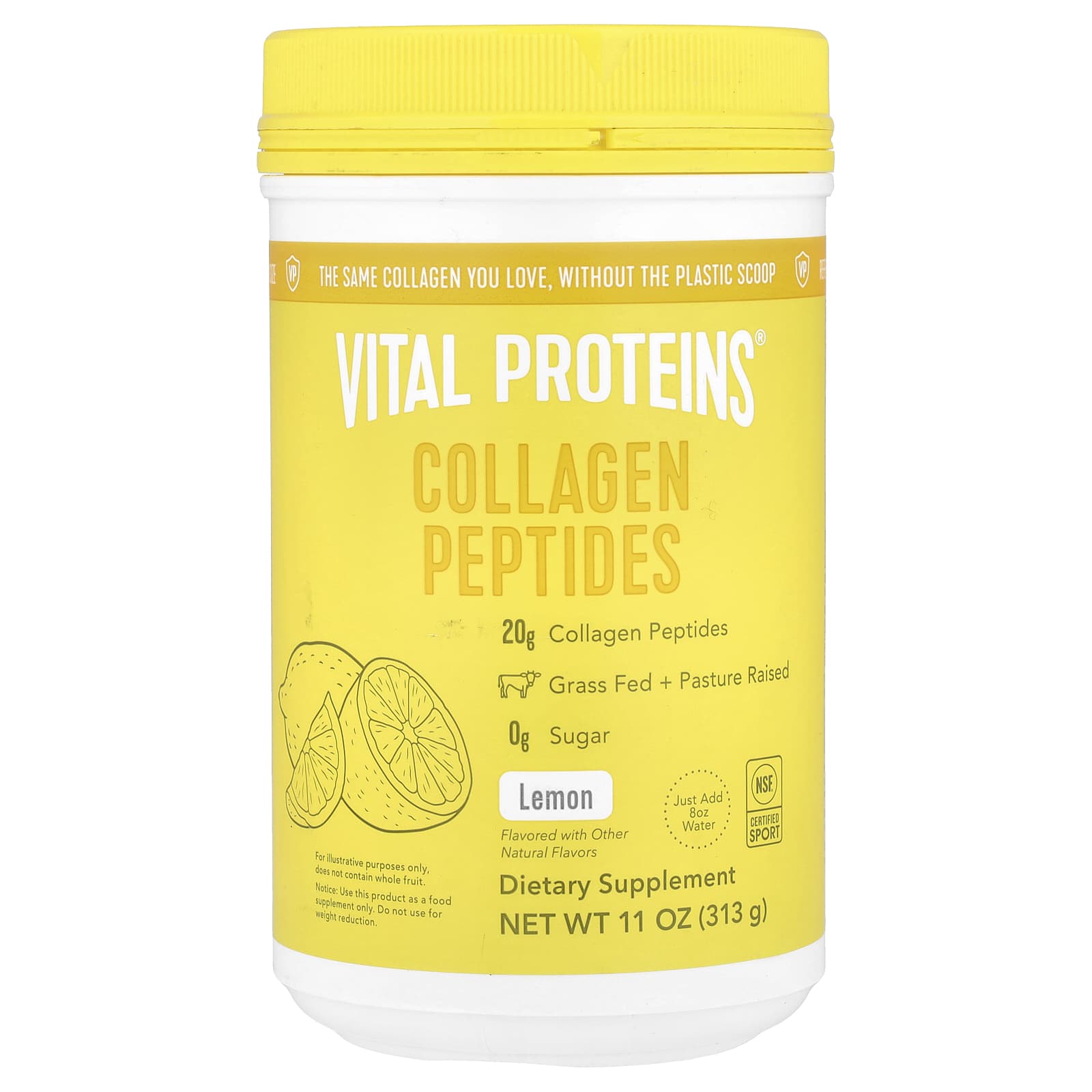 Vital Proteins, Collagen Peptides, Lemon, 11 oz (313 g)