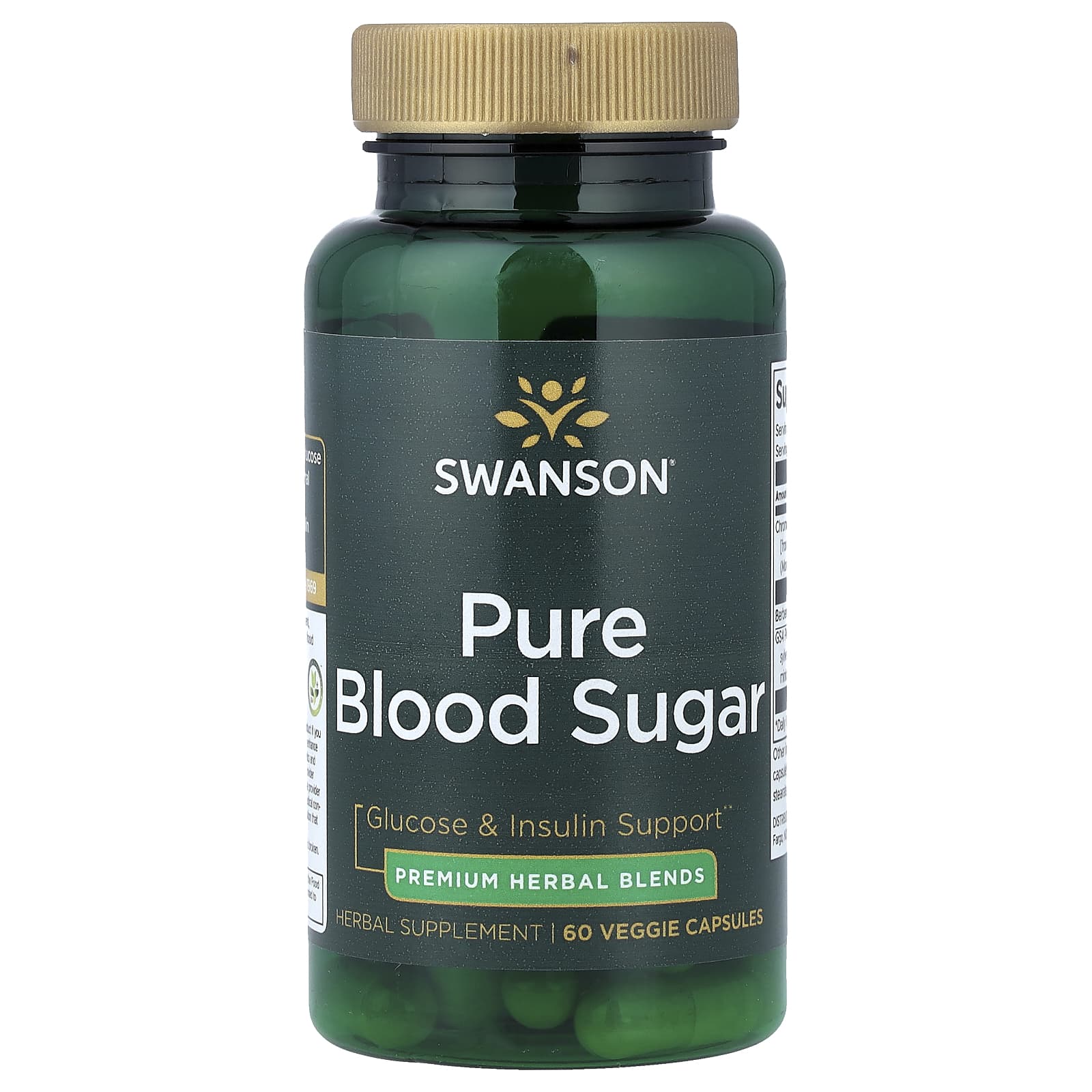 Swanson, Pure Blood Sugar , 60 Veggie Capsules