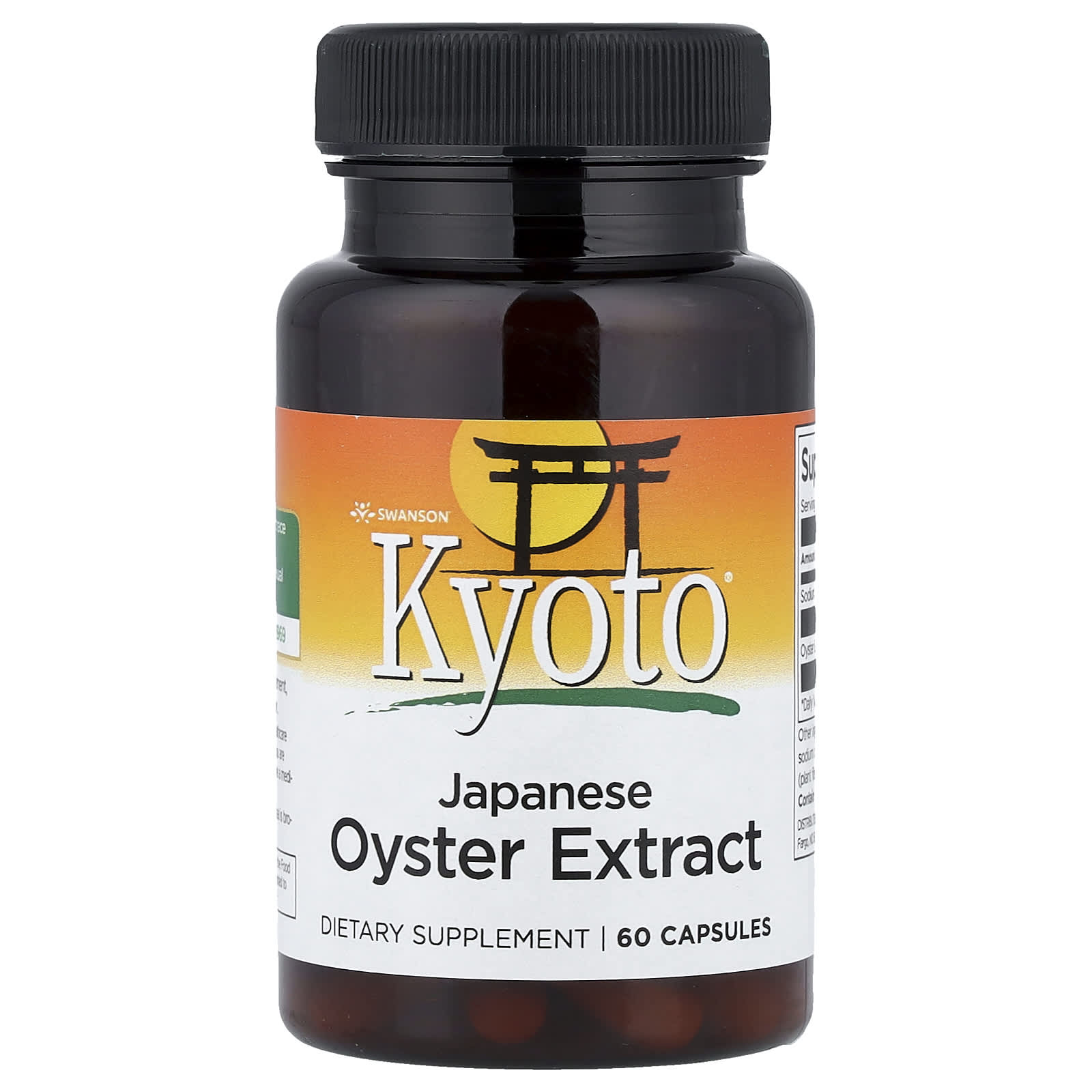 Swanson, Kyoto®, Japanese Oyster Extract, 60 Capsules (500 mg per Capsule)