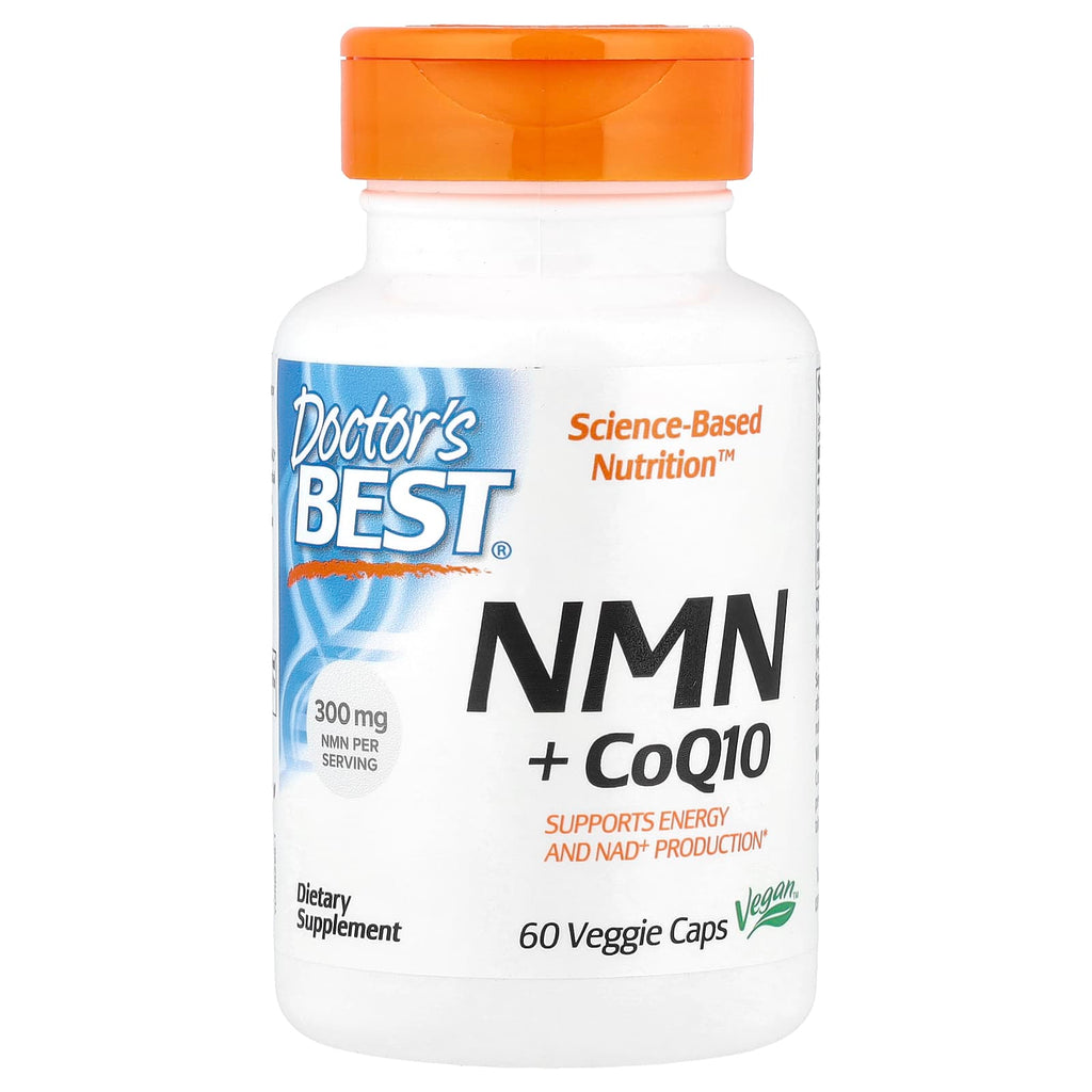 Doctor's Best, NMN + CoQ10 , 60 Veggie Caps
