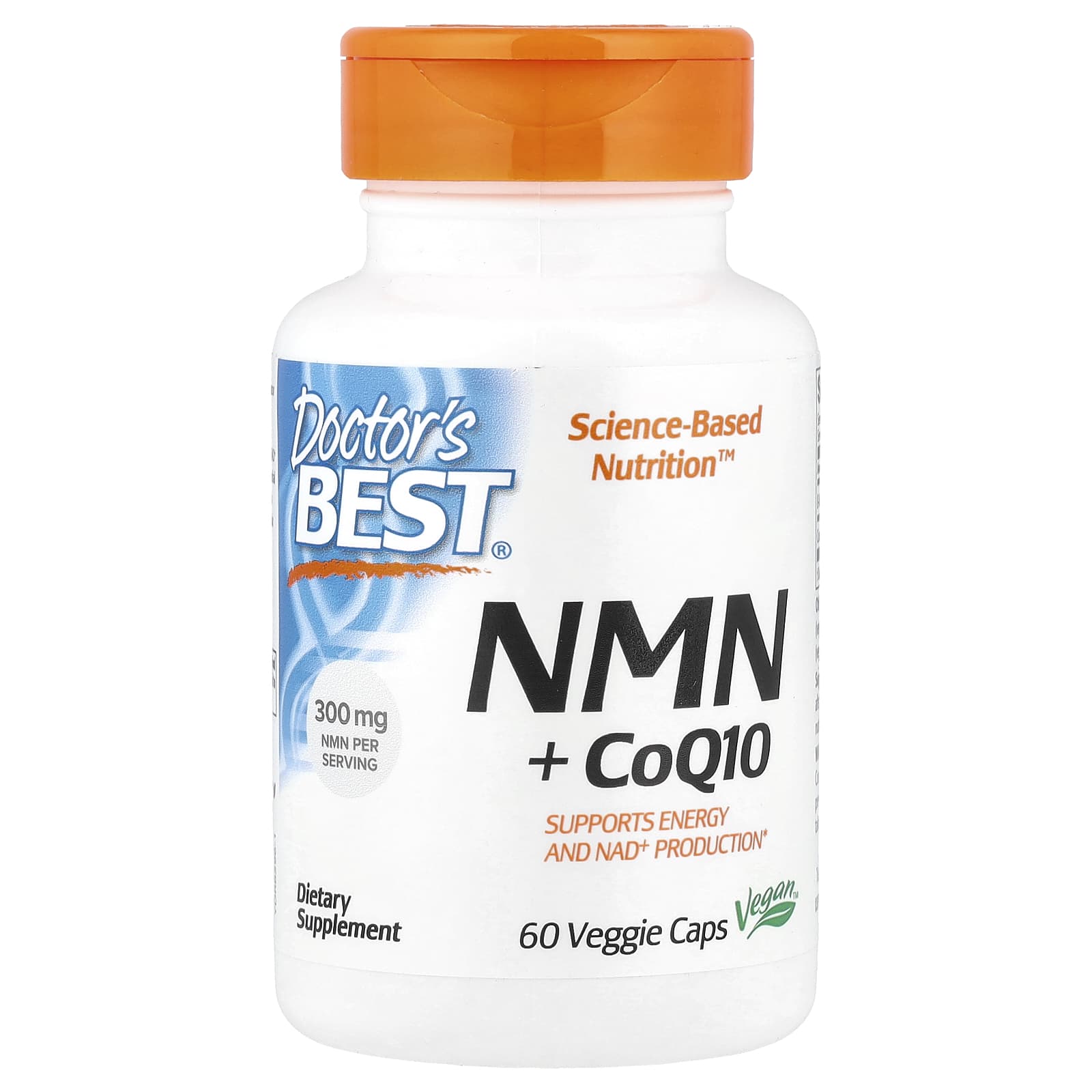 Doctor's Best, NMN + CoQ10 , 60 Veggie Caps