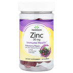 Swanson, Zinc Gummies, Elderberry , 60 Gummies (15 mg per Gummy)