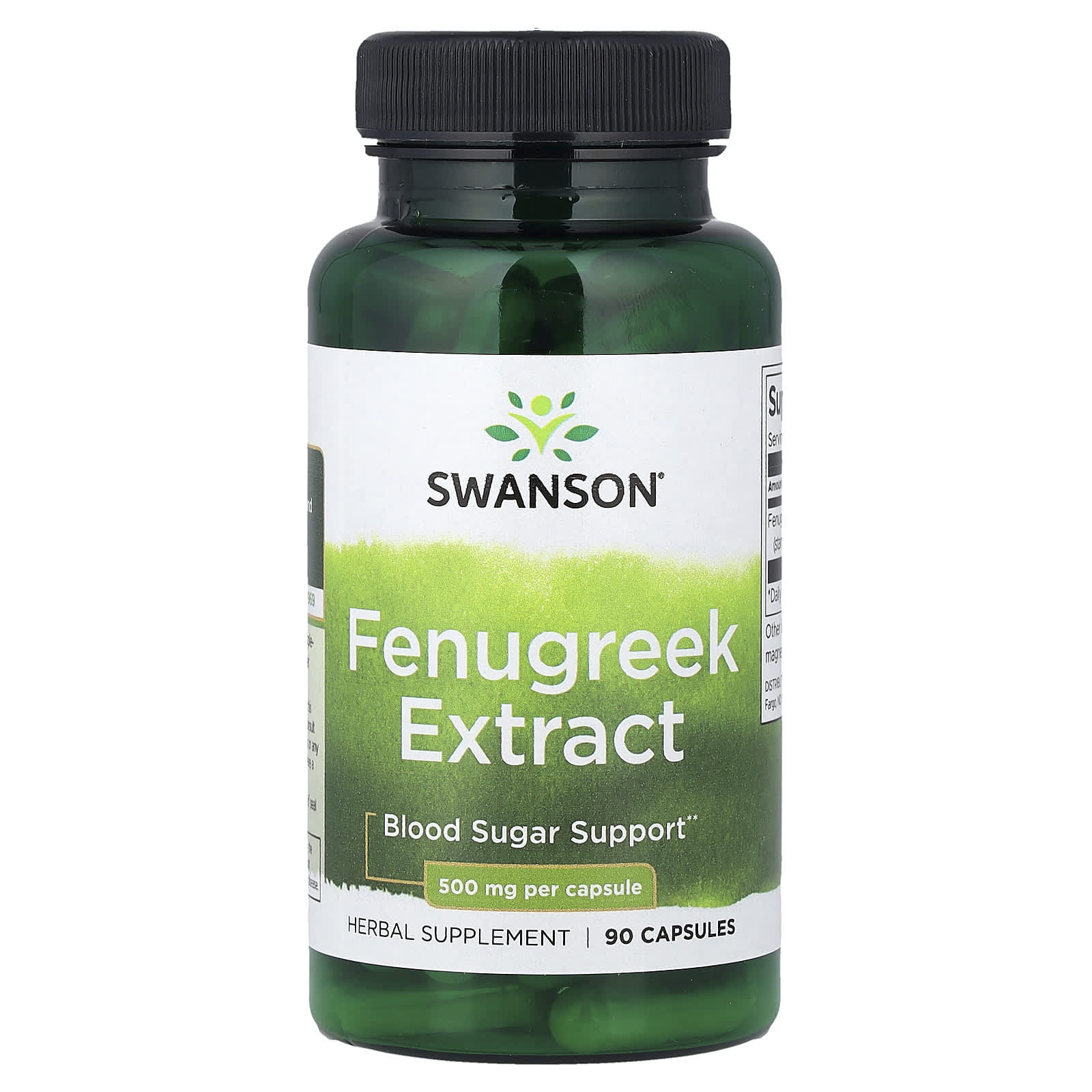 Swanson, Fenugreek Extract, 500 mg, 90 Capsules