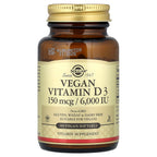 Solgar, Vegan Vitamin D3, 150 mcg (6,000 IU), 100 Vegan Softgels