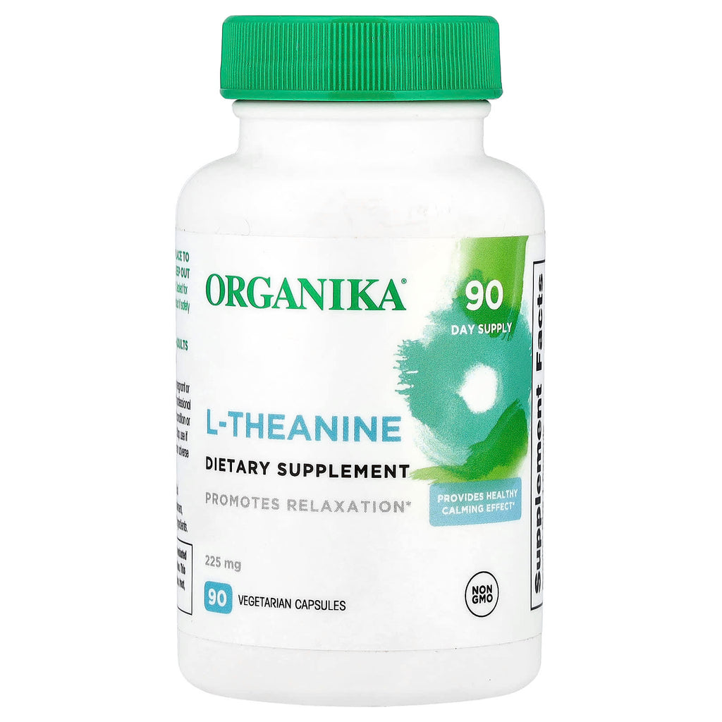 Organika, L-Theanine, 225 mg, 90 Vegetarian Capsules