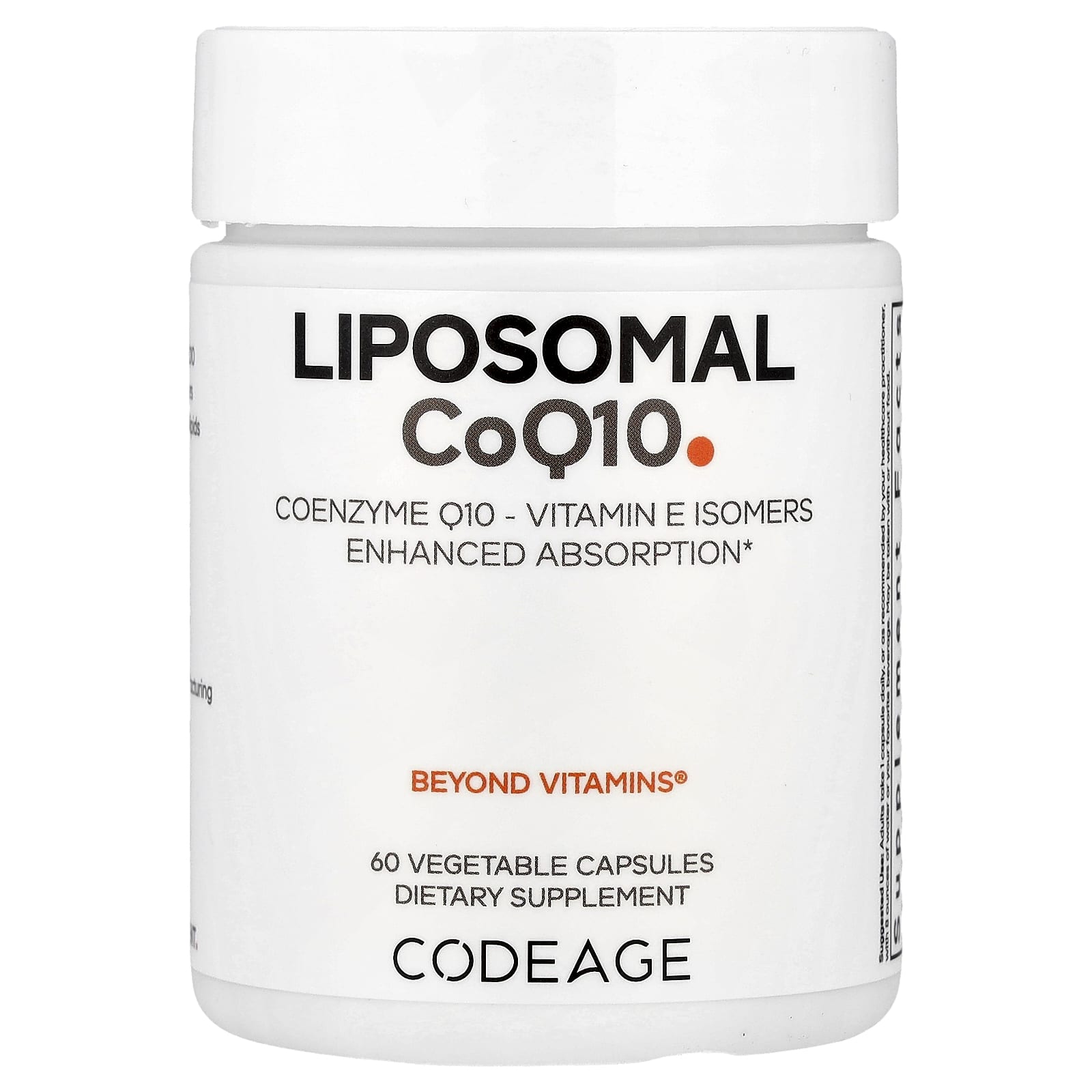 Codeage, Liposomal CoQ10, 60 Vegetable Capsules