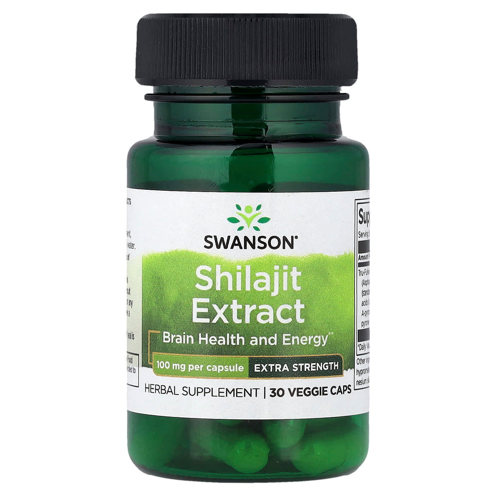 Swanson, Shilajit Extract, 100 mg, 30 Veggie Caps