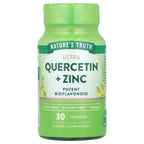 Nature's Truth, Ultra Quercetin + Zinc, 30 Capsules