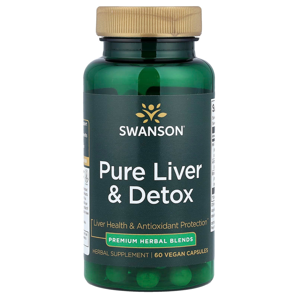 Swanson, Pure Liver & Detox, 60 Vegan Capsules