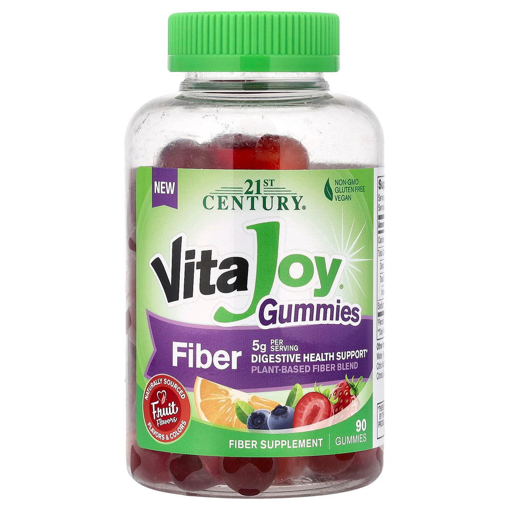 21st Century, VitaJoy® Gummies, Fiber, Fruit, 90 Gummies