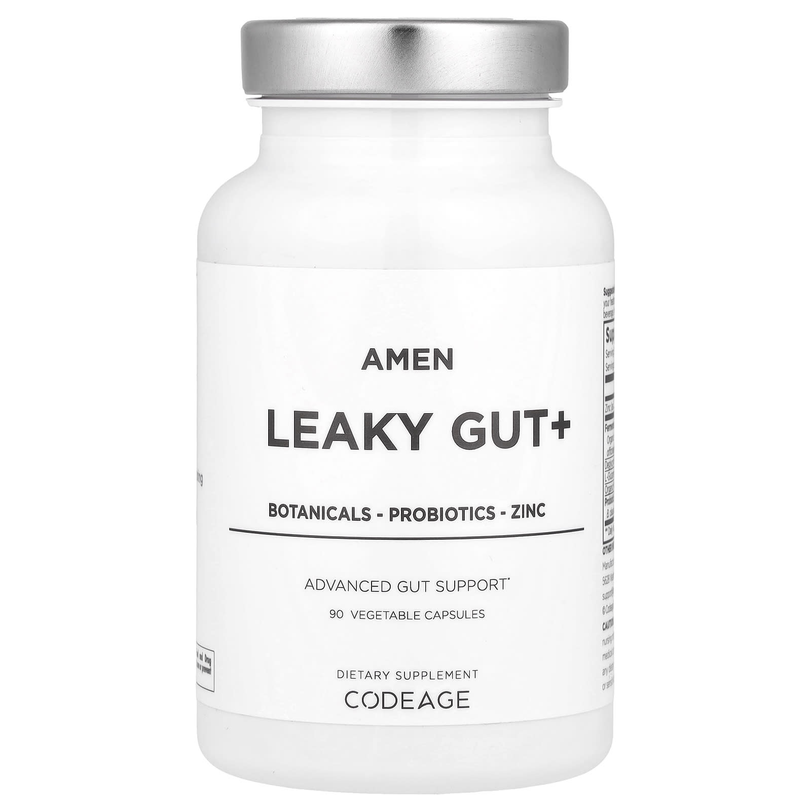 Codeage, Amen, Leaky Gut+, 90 Vegetable Capsules