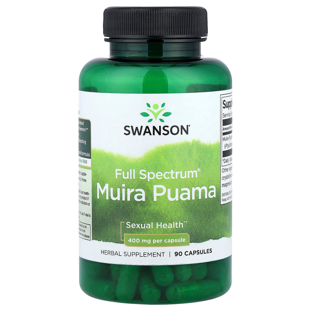 Swanson, Full Spectrum® Muira Puama, 400 mg, 90 Capsules