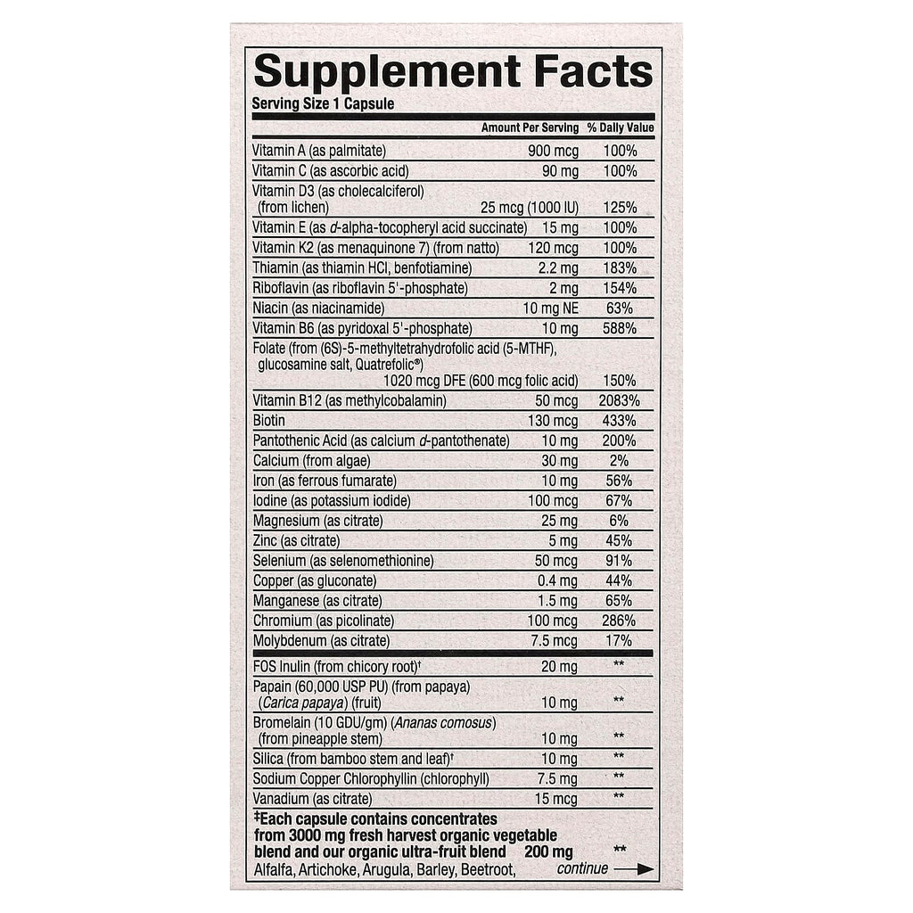 Natural Factors, Whole Earth & Sea®, Women's Multi, 60 Vegetarian Capsules