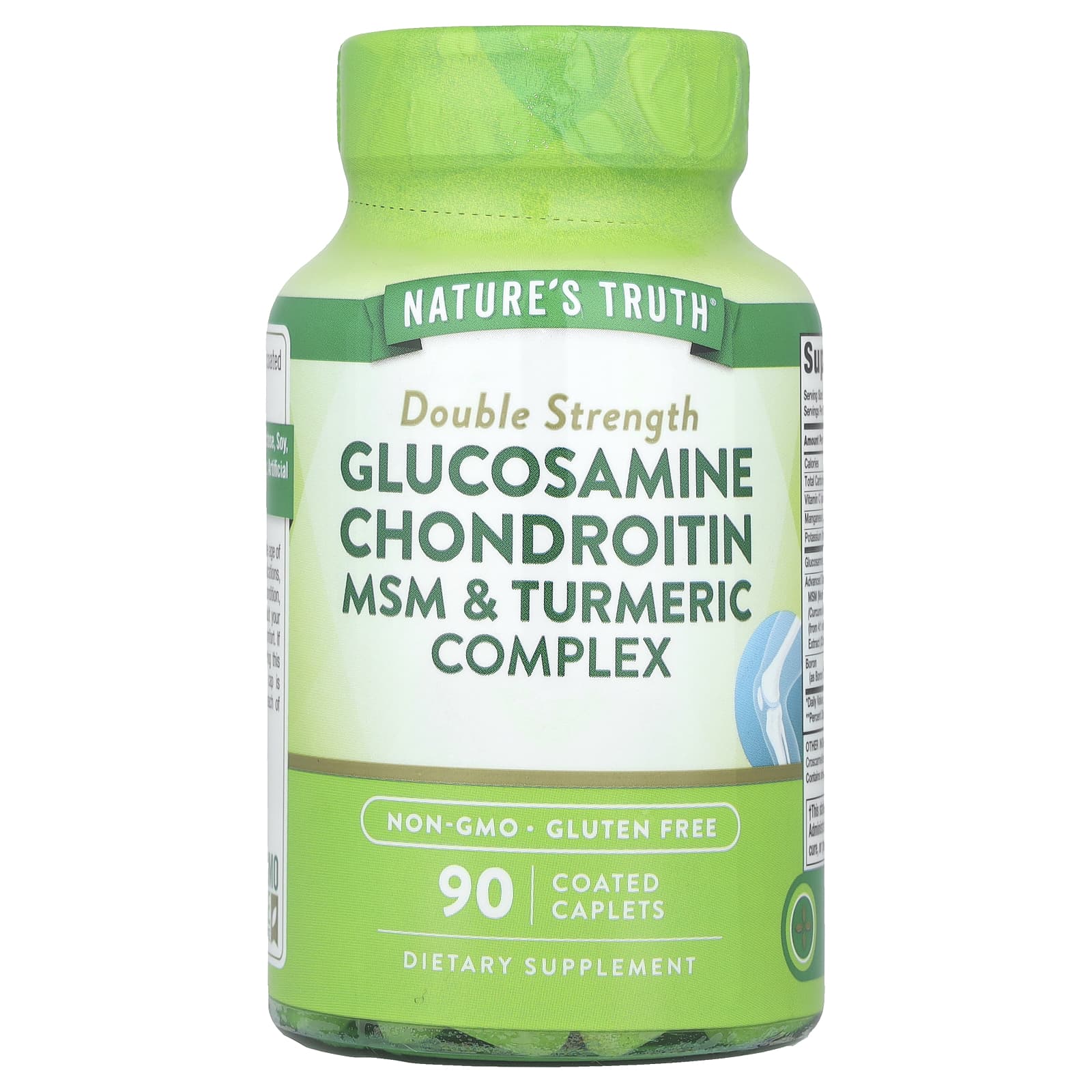 Nature's Truth, Glucosamine Chondroitin MSM & Turmeric Complex, 90 Coated Caplets
