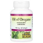 Natural Factors, Oil Of Oregano, 180 mg, 60 Softgels