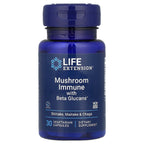 Life Extension, Mushroom Immune with Beta Glucans, 30 Vegetarian Capsules