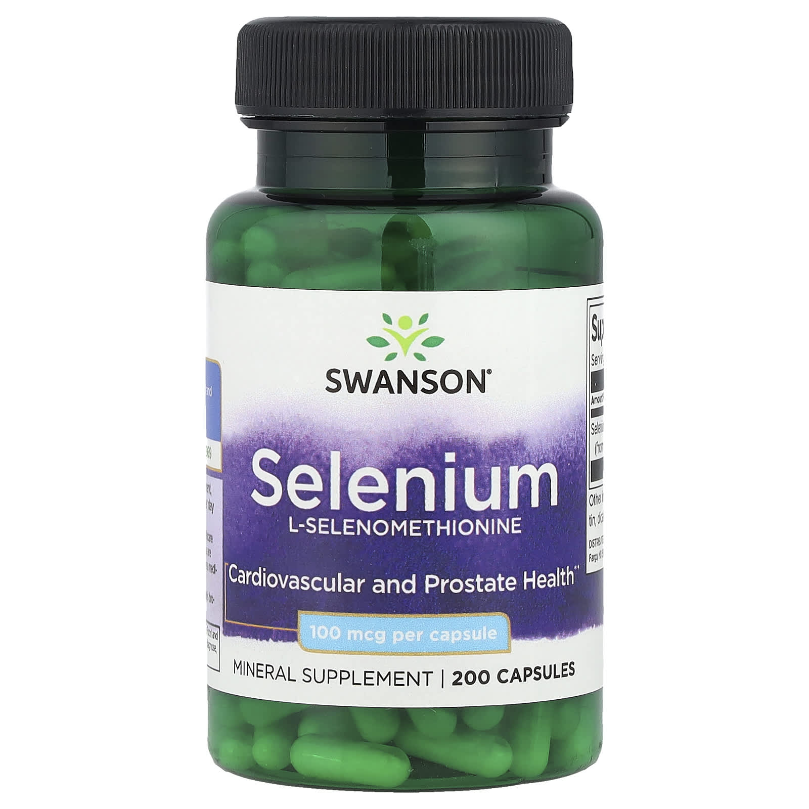 Swanson, Selenium, 100 mcg, 200 Capsules
