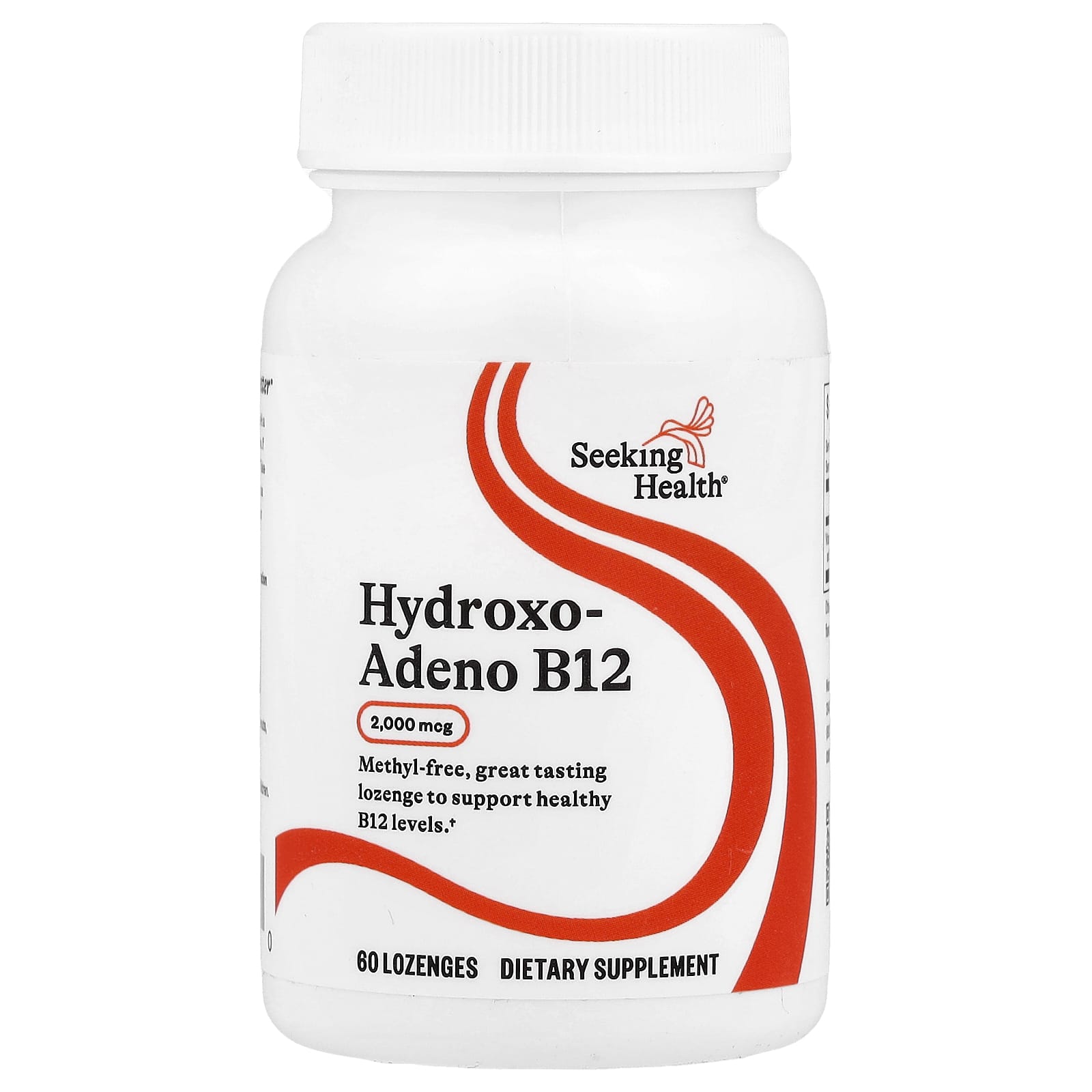 Seeking Health, Hydroxo-Adeno B12, 2,000 mcg, 60 Lozenges