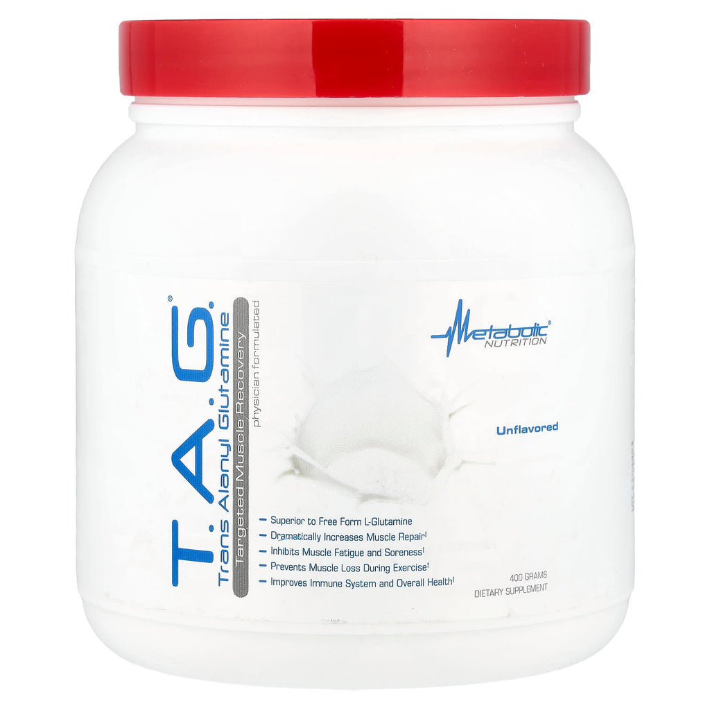 Metabolic Nutrition, T.A.G., Unflavored, 400 g