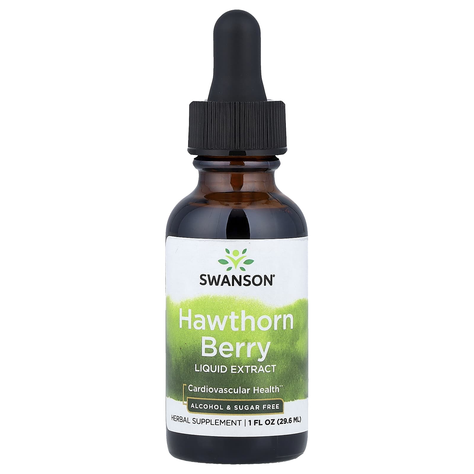Swanson, Hawthorn Berry Liquid Extract, Alcohol & Sugar Free, 1 fl oz (29.6 ml)
