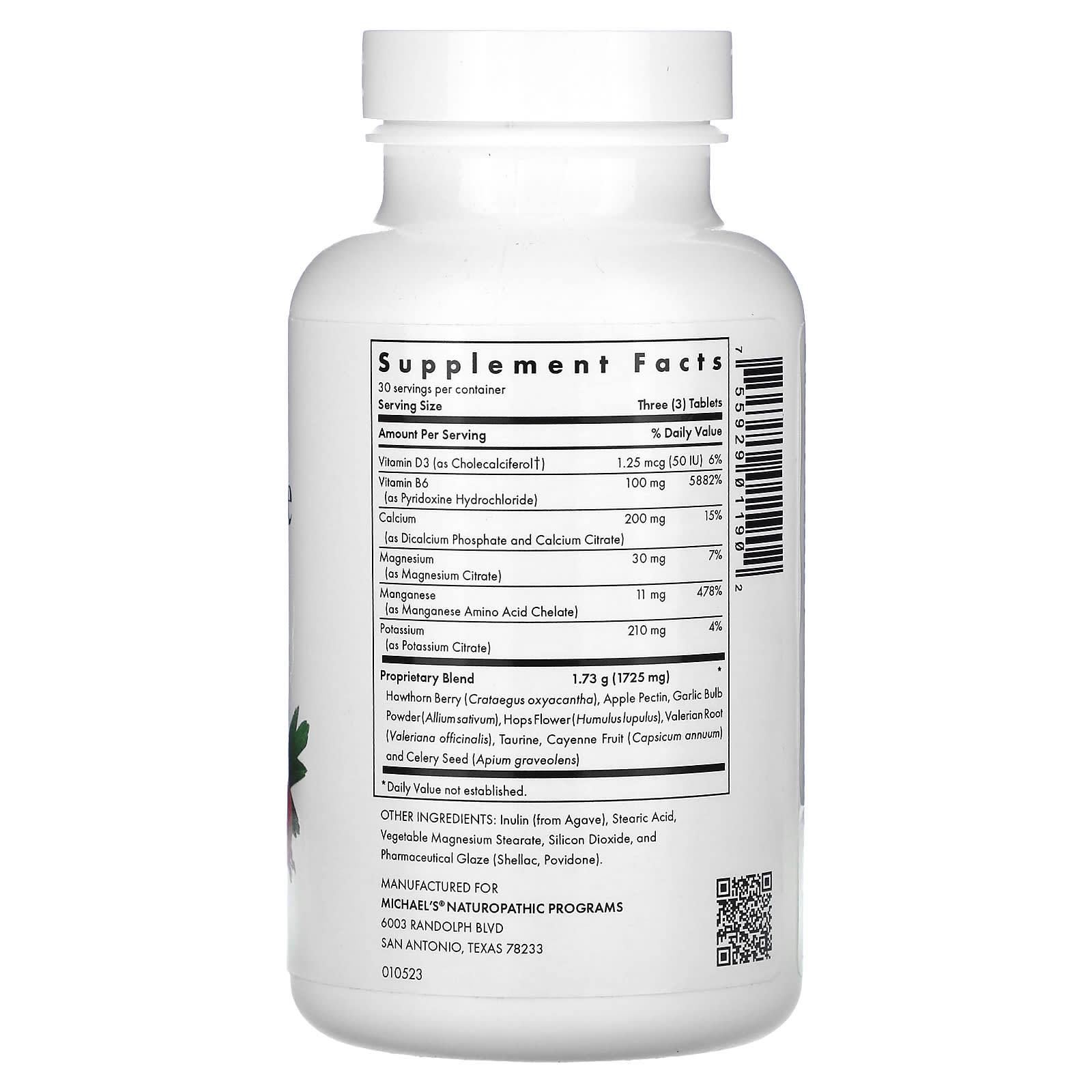 Michael's Health, Blood Pressure Factors, 90 Vegetarian Tablets