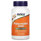 NOW Foods, Pancreatin 2000, 200 mg, 100 Capsules